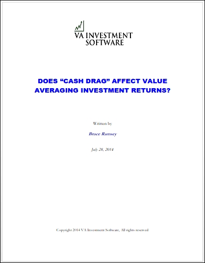 Cash drag affecting investment returns